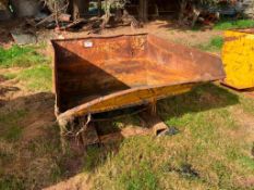 Strimech tine mounted tipping skip