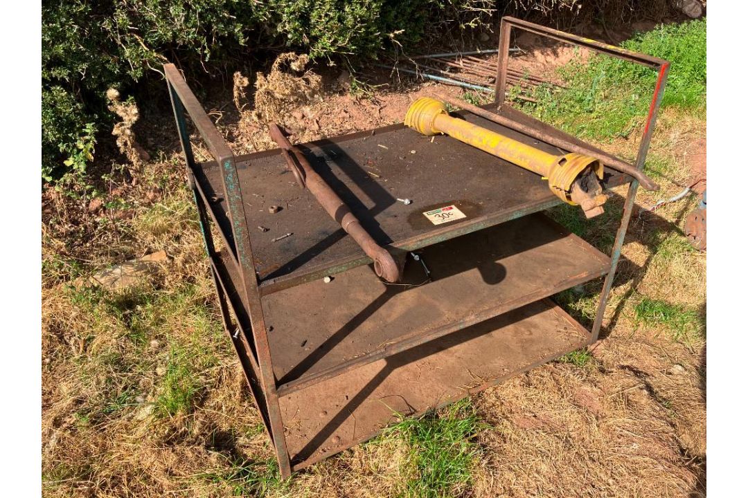 Metal workshop trolley