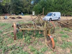 Ransomes C13C 8ft fixed tine trailed cultivator