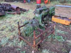 Mercedes 4 cylinder diesel engine, electric start