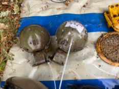 Pair Caterpillar work lights