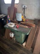 Modern table router, single phase. Sold in situ, buyer to remove