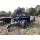 Tasker Trailers single axle swan neck trailer with 16ft bed, hydraulic winch and front dolly on 10.0 - Image 1 of 3