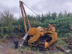 1950 Caterpillar D6 wide gauge metal tracked crawler with 20