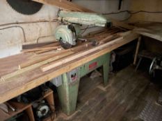 Wadkin table saw, 3ph. Sold in situ, buyer to remove