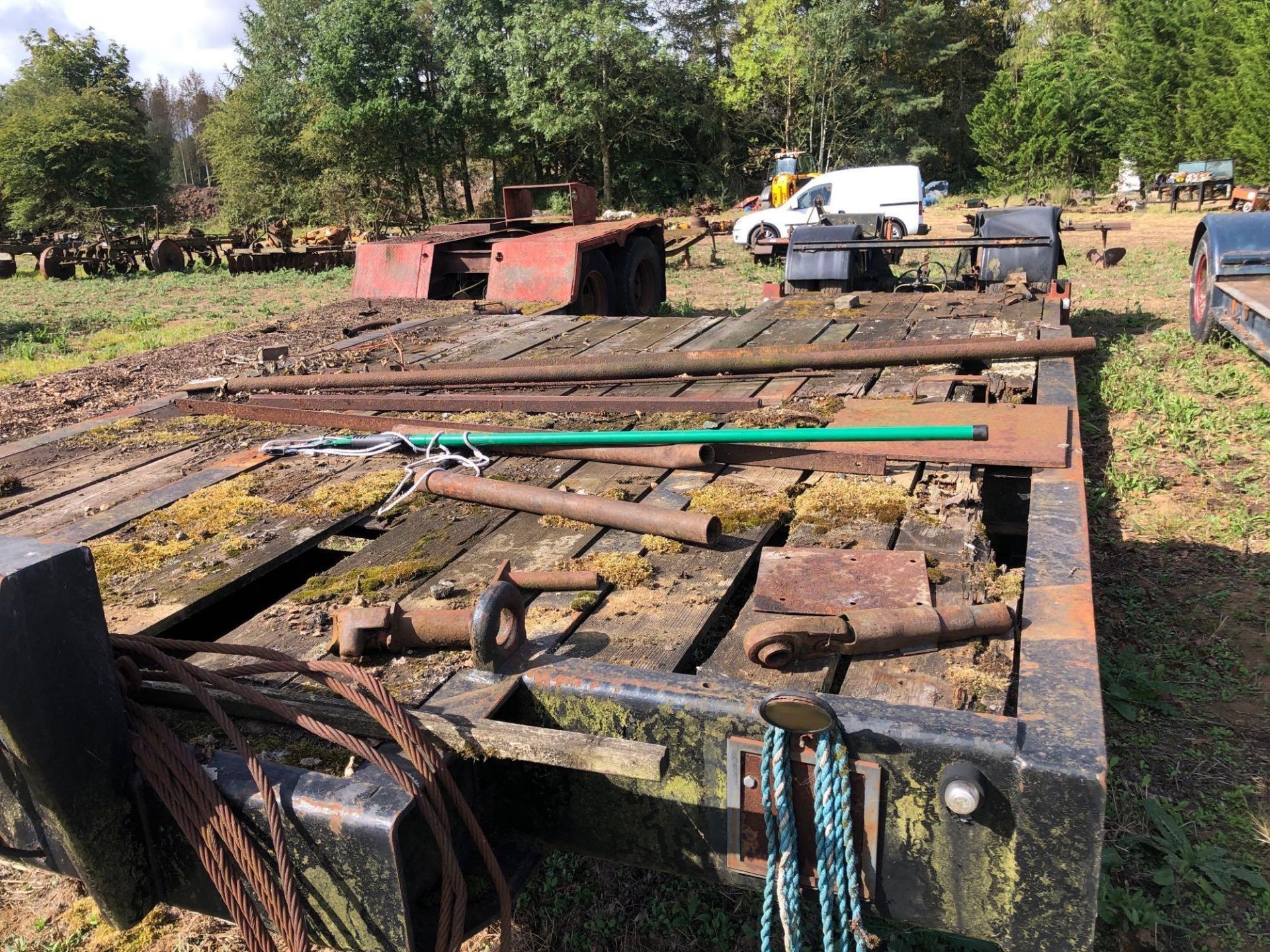 Swan neck single axle trailer with 20ft body - Image 4 of 6