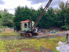 Rushton Bucyrus 10RB metal tracked dragline crane with 14