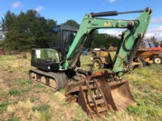 1999 Bobcat 337 5t rubber tracked excavator with 16