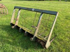 Manure fork with pin and cone attachments