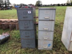 2No filing cabinets