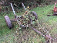 Steering trailer drawbar