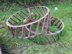 Pair cage wheels