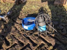 Submersible pump and lay flat pipe