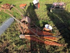 Banding reel and netting