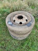 3No 8.5R17.5 wheels and tyres