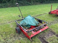 Petrol driven topper, trailed