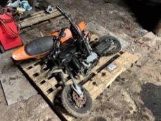 2No petrol motorbikes, spares or repair