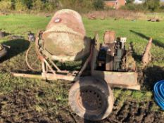 Diesel cement mixer