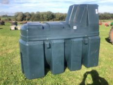 2,500 litre bunded fuel tank with single phase pump