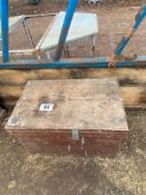 Wooden chest and fixings