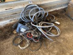 Qty of pipes and electrical equipment