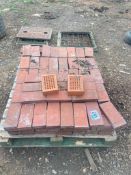 Qty of paving bricks and drain covers