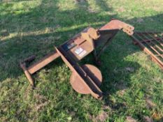 Mole plough, single leg. No VAT.