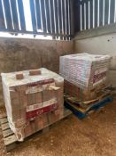 Pallet of bricks x2