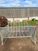 Galvanised bale feeder