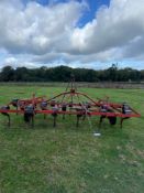 Kongskilde 4m cultivator c/w manual folding arms