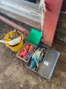 Qty of guttering brackets and planer