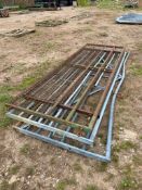 Qty of galvanised gates