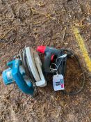 Black & Decker circular saw and Master nailer