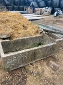 Concrete water trough