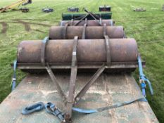 3No. 9 ft flat roles NB: Trailer not included