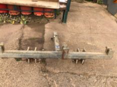 Galvanised irrigation pipe puller, linkage mounted