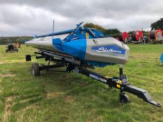 2021 Shelbourne Reynolds RSD20 6m stripper header with single axle header trailer c/w 9