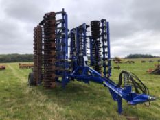 2020 Dalbo Rollomaximum 620 6.2m seed bed cultivator, front and rear rollers, levelling boards, whee