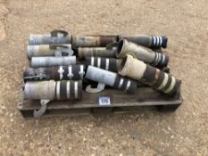 Quantity used Irrifrance pipe ends 4