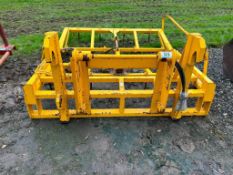 Tanco flat 8 bale grab to fit Sambron J24S & D2000. Serial No: 5462