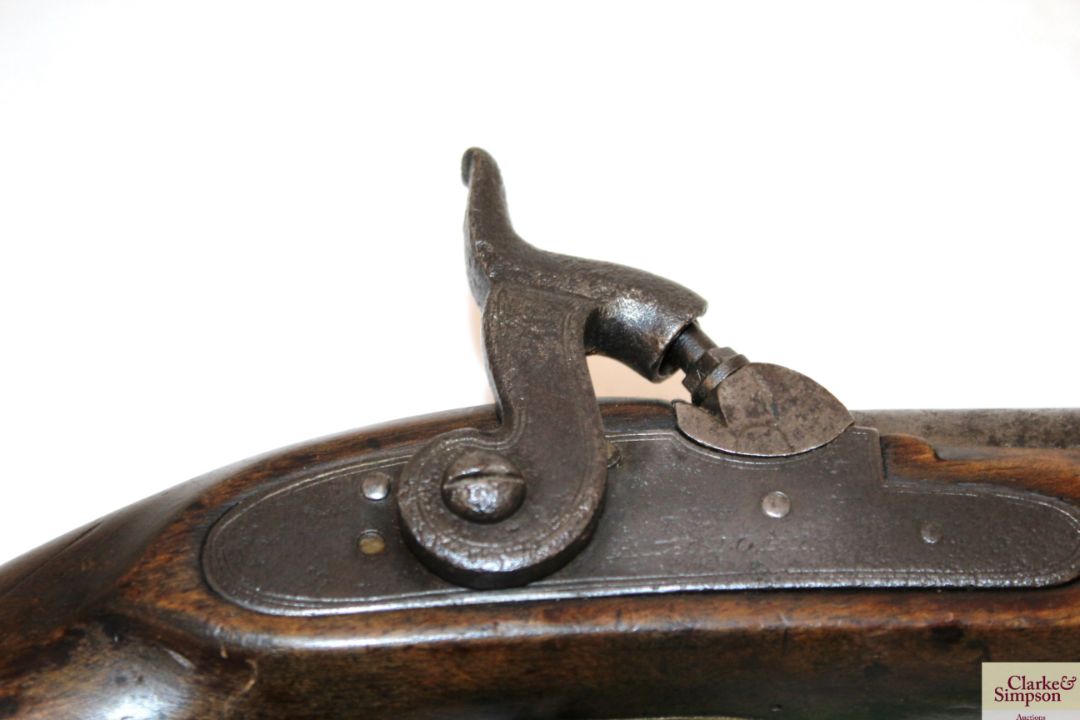 A pair of 1842 model percussion coast guard pistol - Image 14 of 21