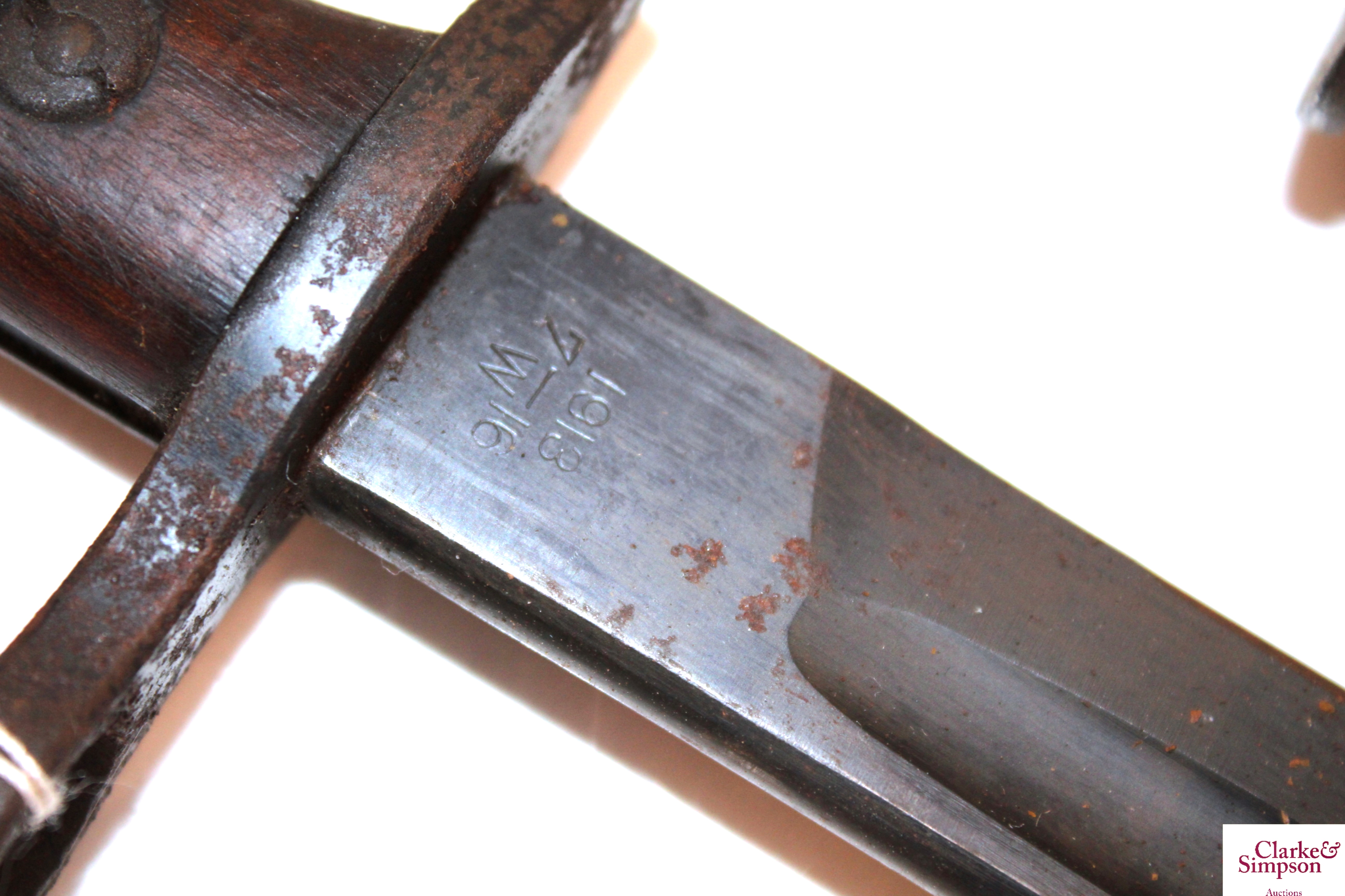 A model 1913 bayonet with scabbard - Image 5 of 8