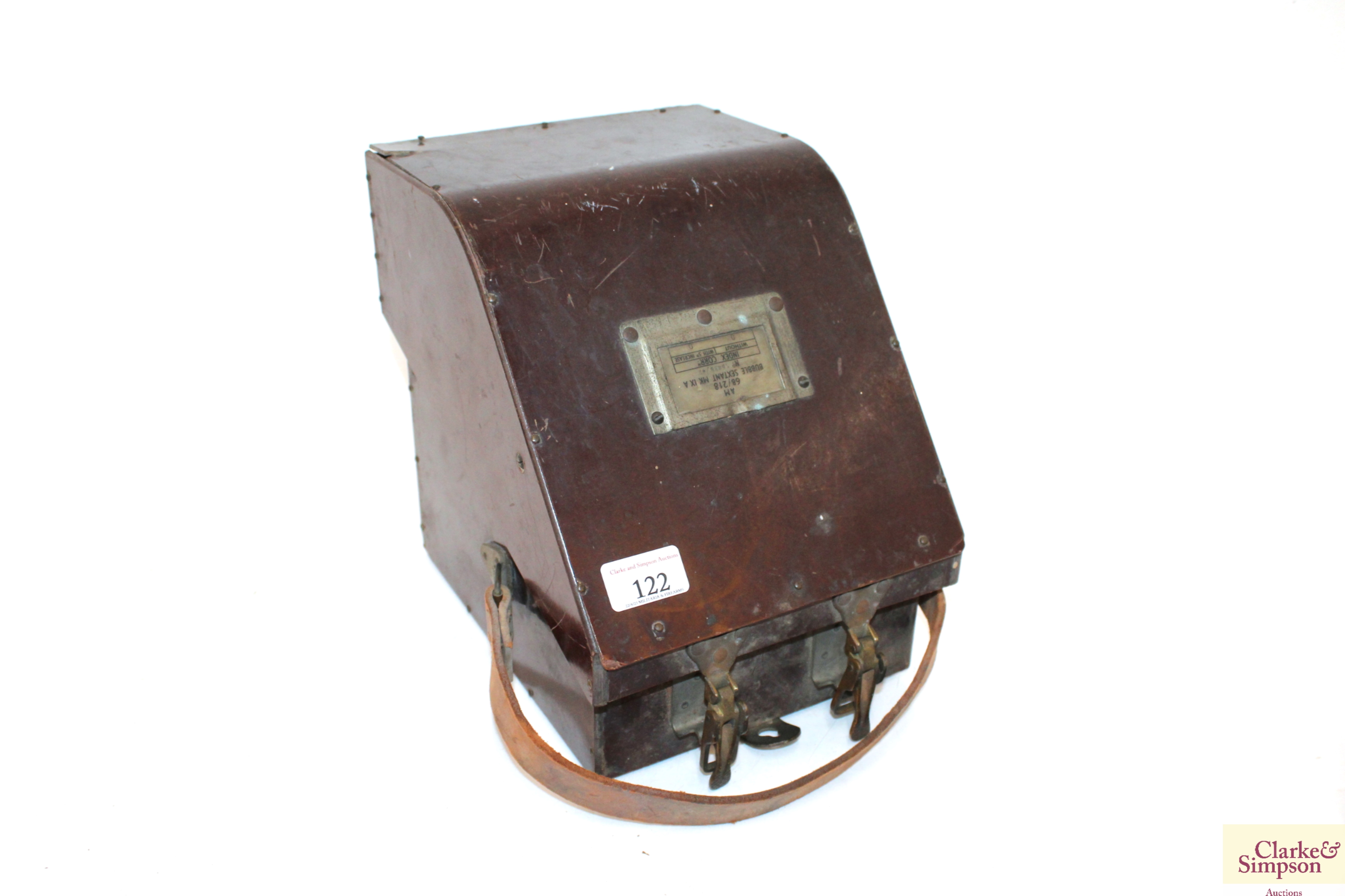 A WWII era A.M. bubble sextant MkIXA dated 1943 wi