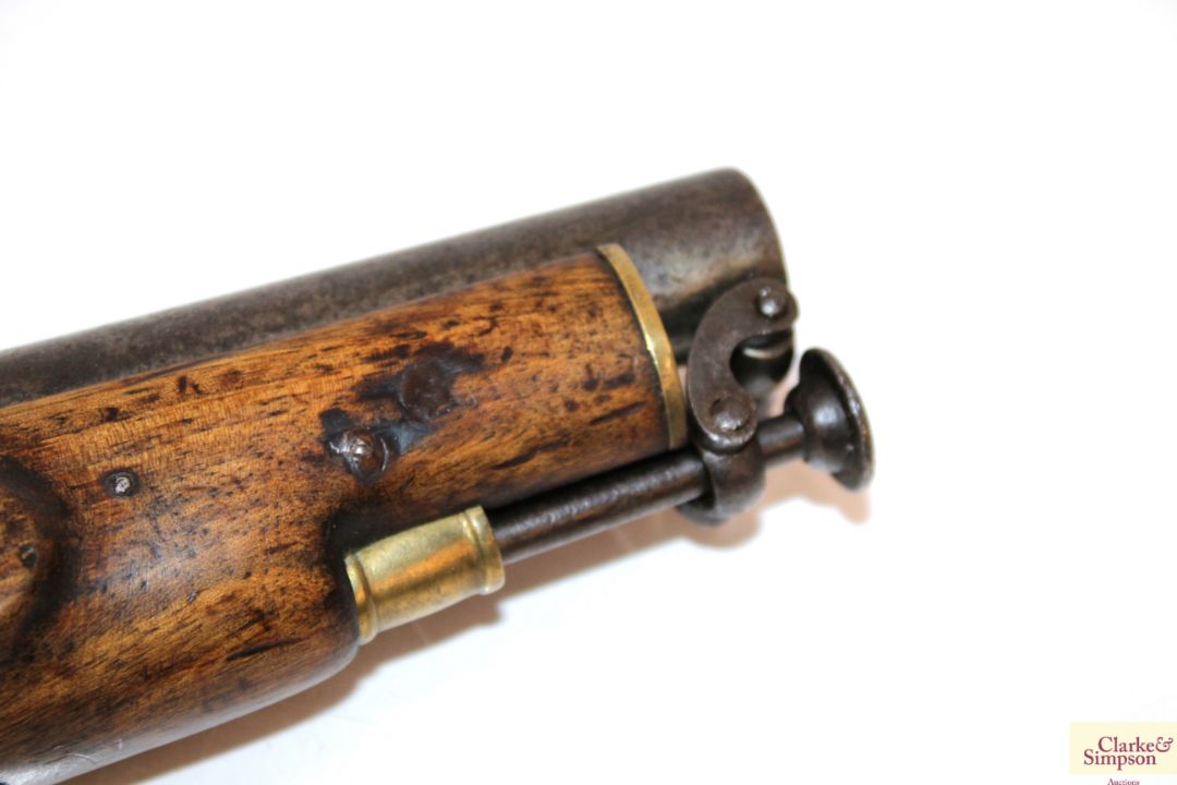 A pair of 1842 model percussion coast guard pistol - Image 2 of 21