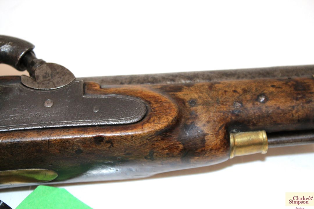A pair of 1842 model percussion coast guard pistol - Image 13 of 21