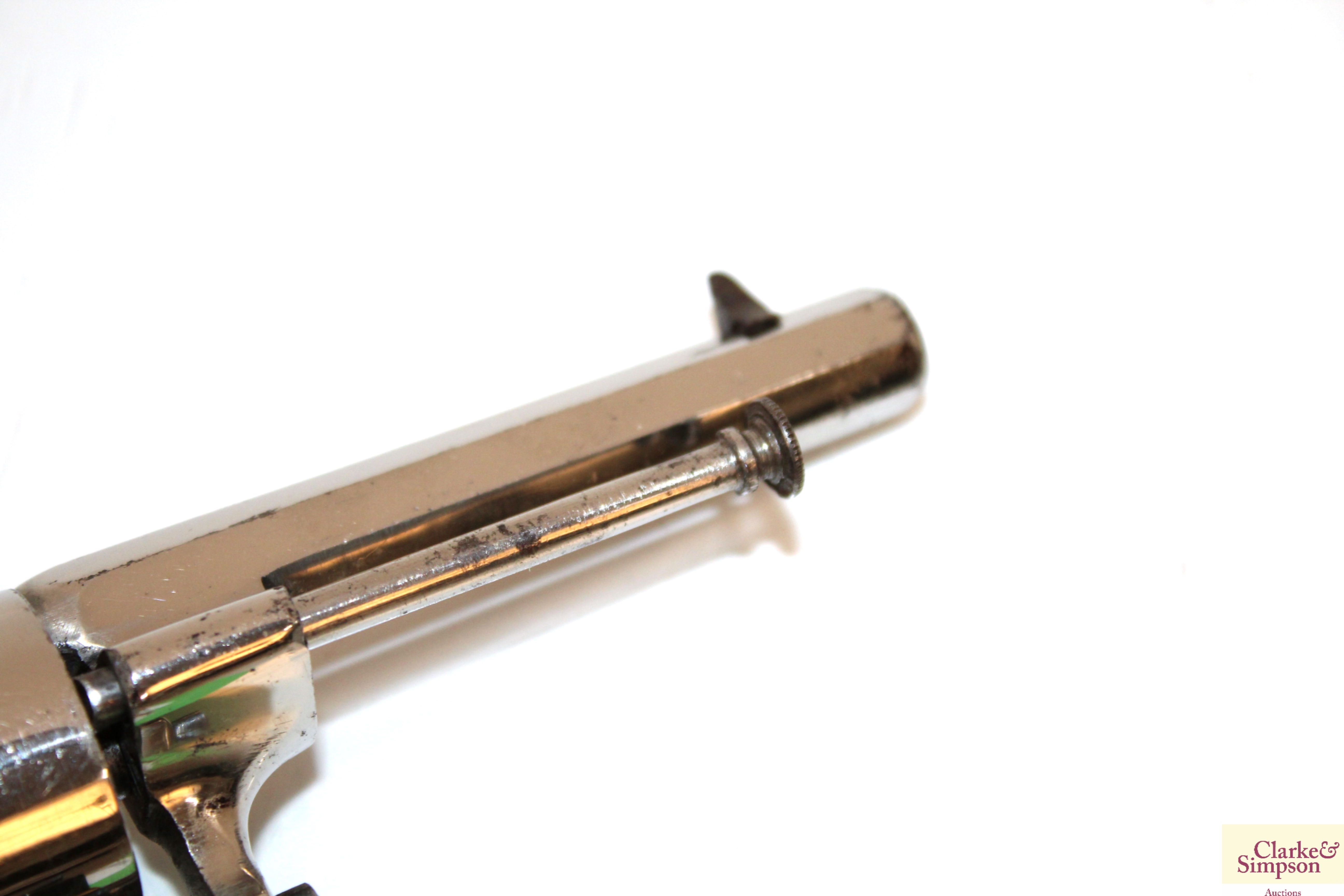 A 7mm pin fire six shot revolver, complete with al - Image 2 of 8