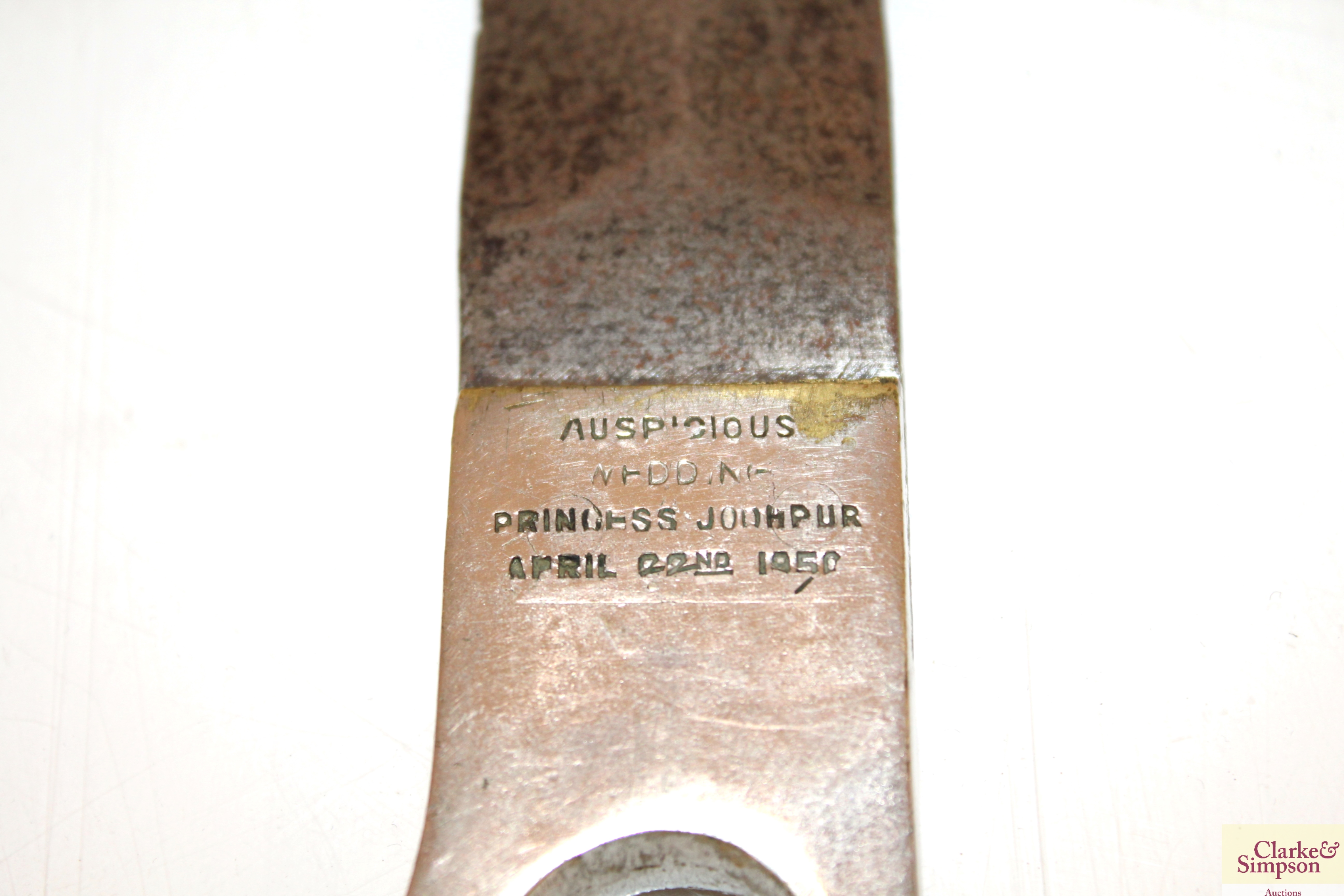 A Jodhpur City Volunteer Corps Knuckleduster knife - Image 7 of 8