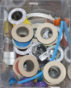 A large quantity of wiring and cabling suitable fo
