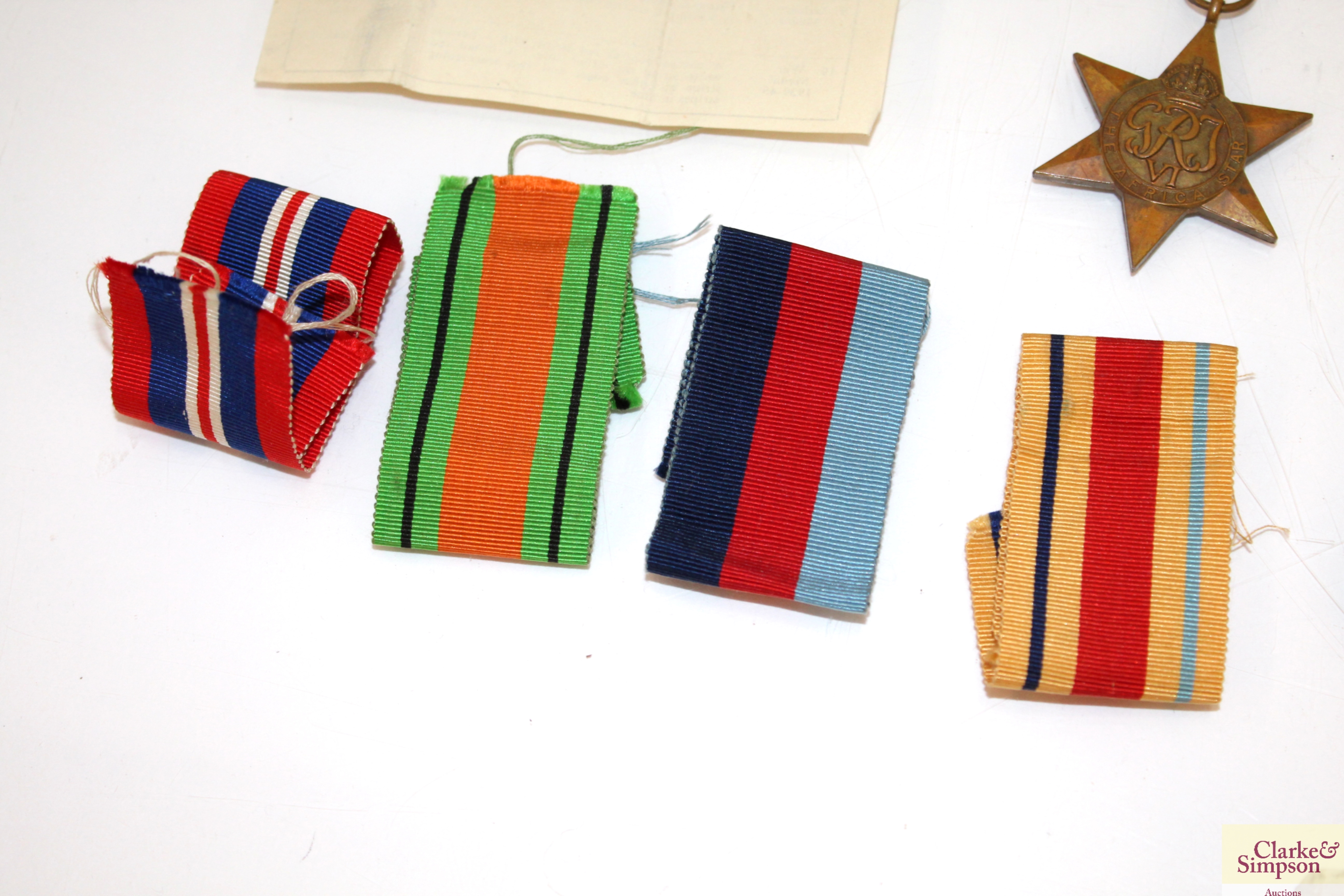 Two WWII groups of medals and ephemera relating to - Image 10 of 15