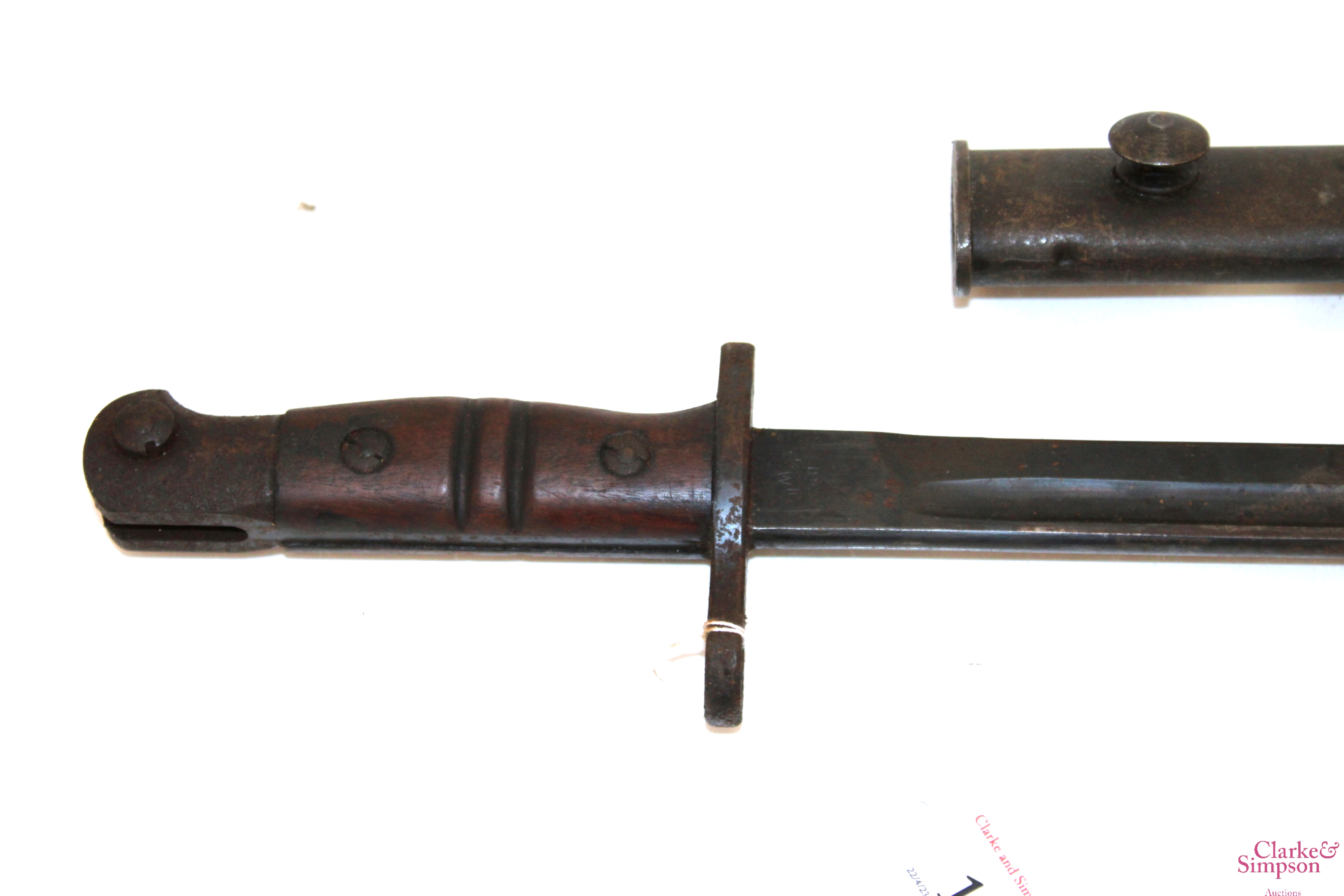 A model 1913 bayonet with scabbard - Image 4 of 8